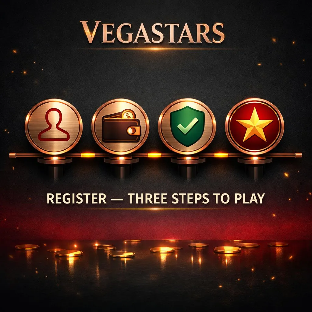 VegaStars sign up registration quick easy new account vegastars.one