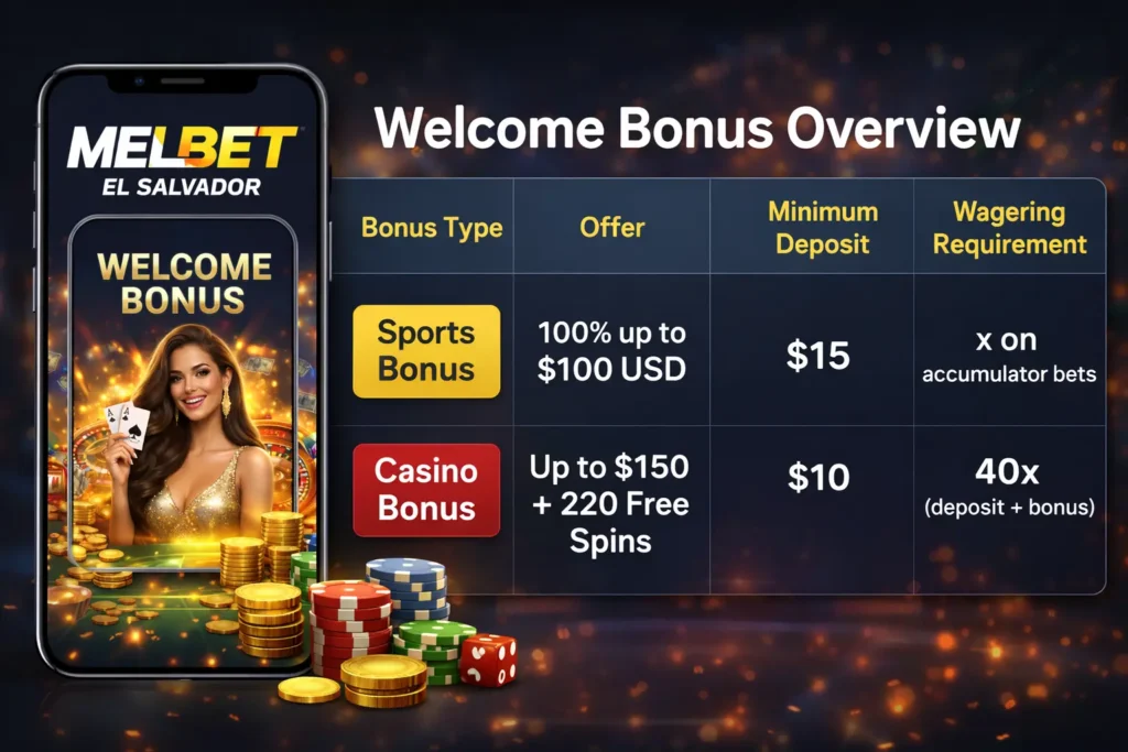 Melbet casino bonus image