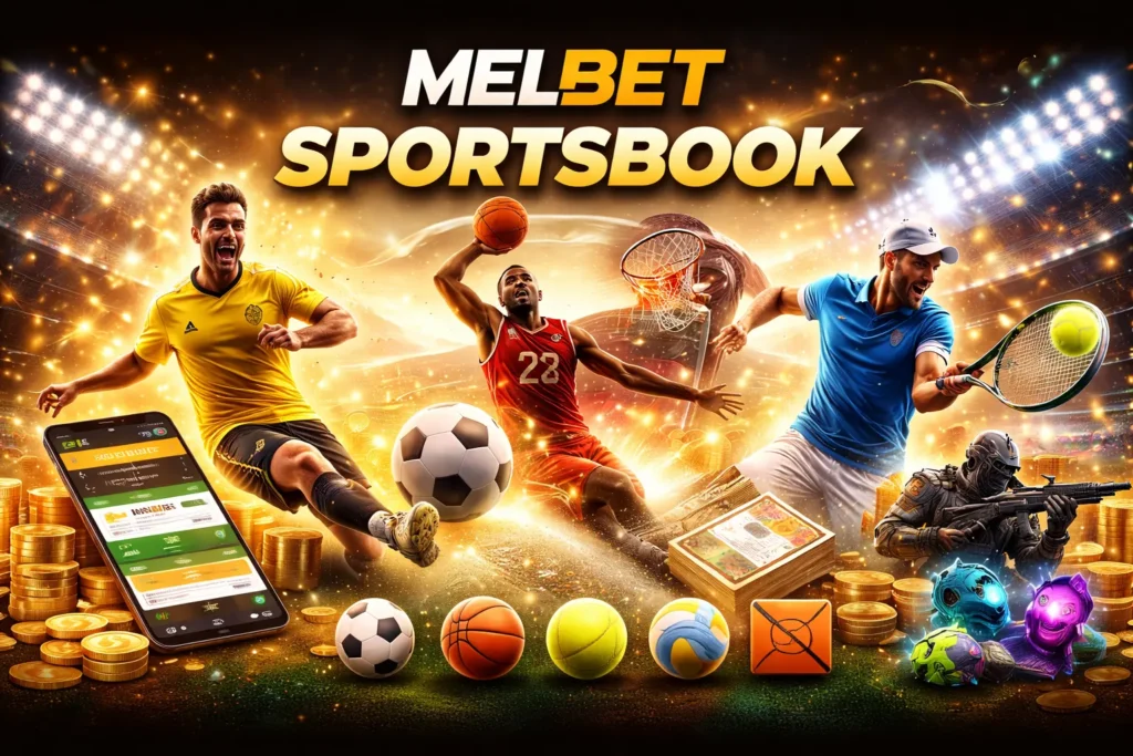 Melbet Casino main page sportsbook image