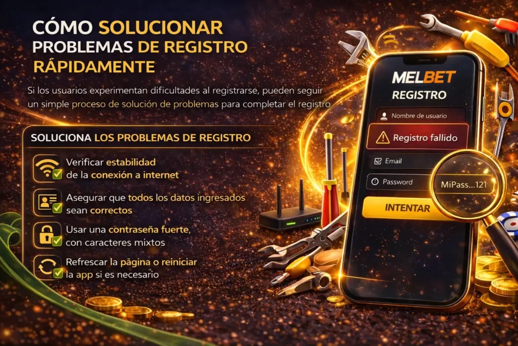 Melbet casino registration fixes image
