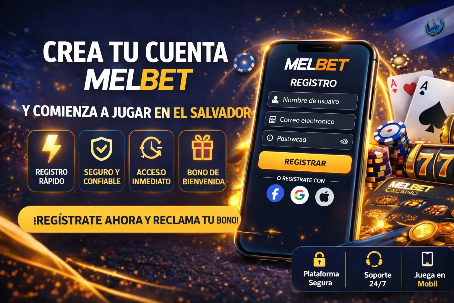 Melbet casino registration image